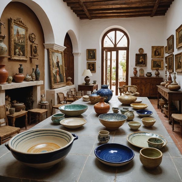 Comment choisir une location de vacances en Espagne avec des cours de céramique et des visites de galeries d'art?