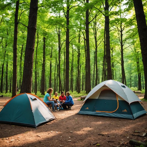 Quels sont les meilleurs conseils pour un camping familial en forêt de chênes?